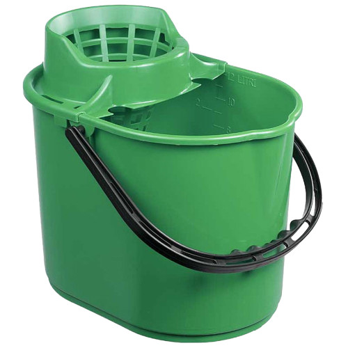 Mop Wringer Bucket Colour Coded 16 Litre Green
