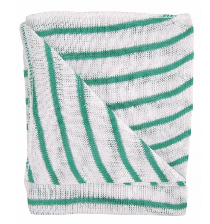 Green Striped Heavy Duty Dish Cloth