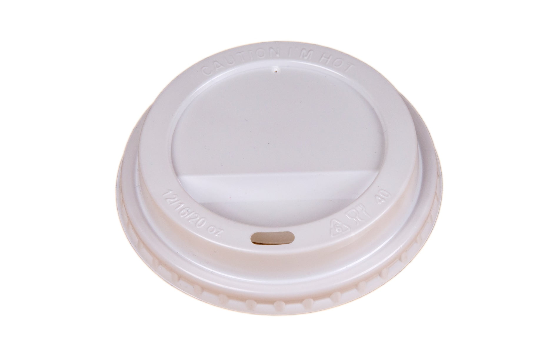 8oz Lid For Paper Cup White