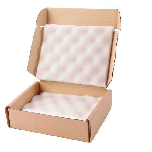 Large Postal Box With Multi Depth Foam Inserts 245x195x95mm