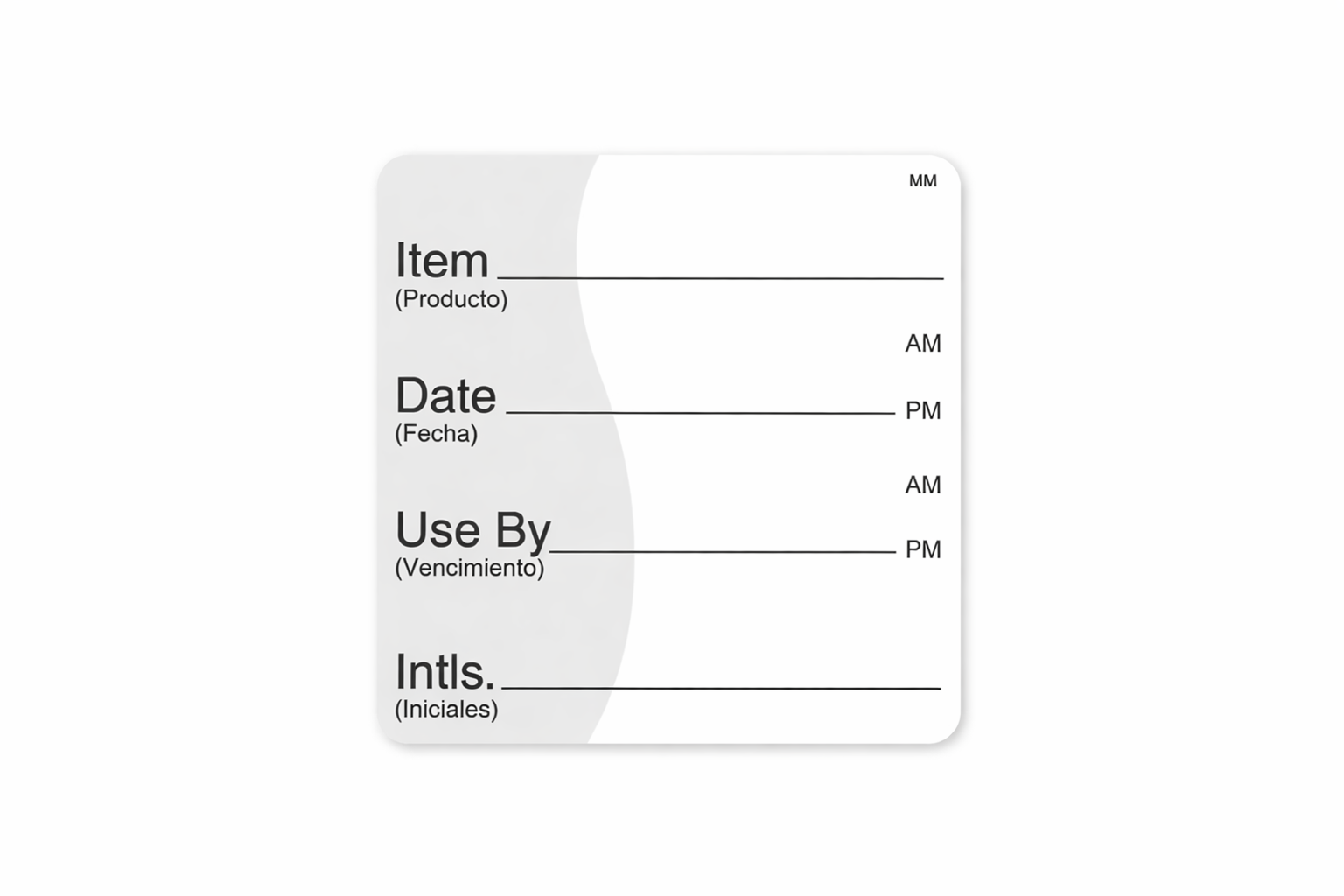 Prep Use By Label