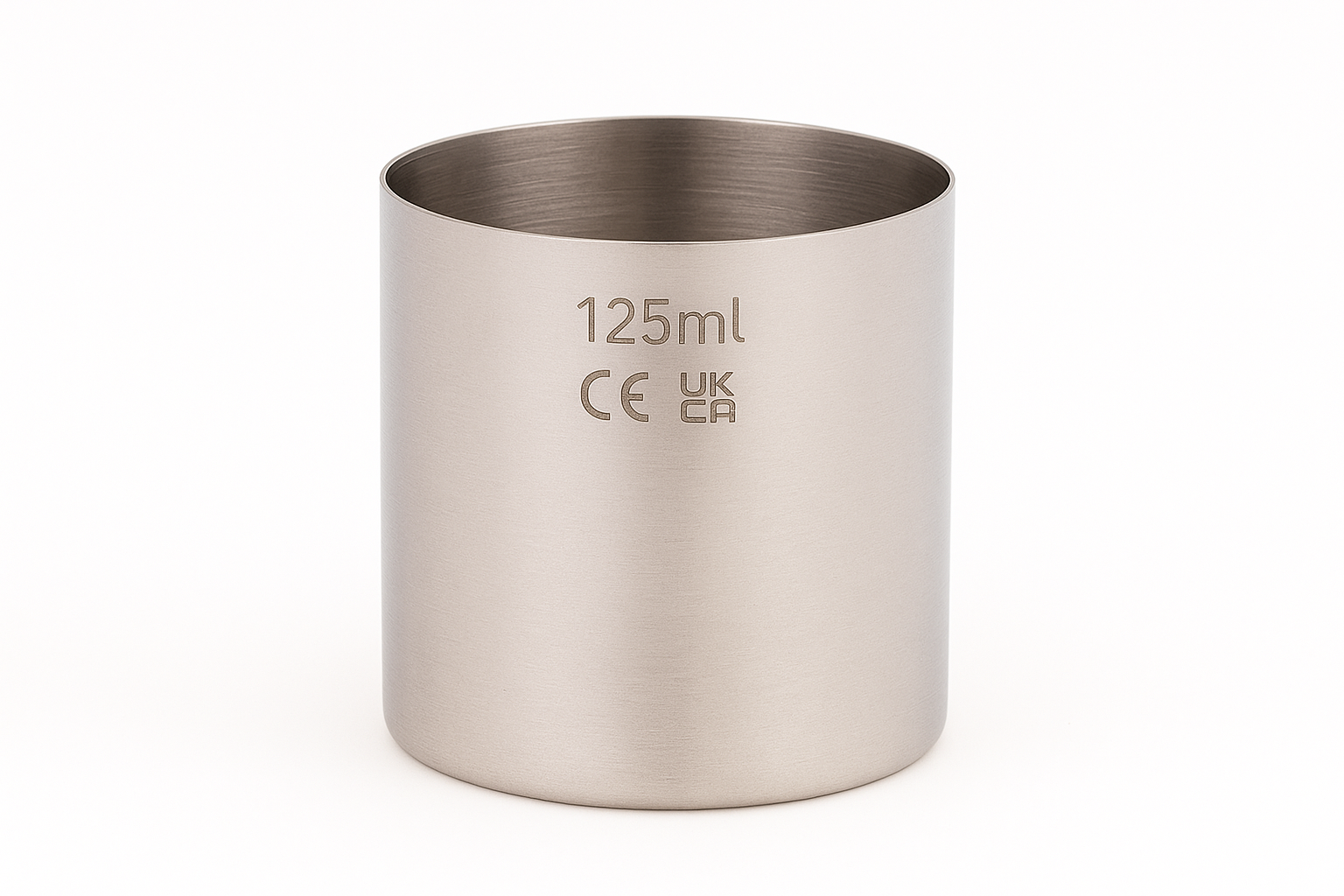 Wine Measure Stainless Steel 125ml CE/UKCA Marked