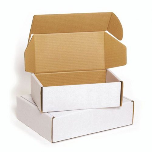 Postal Box Mottled White Postal Box 152x152x60mm Pk50