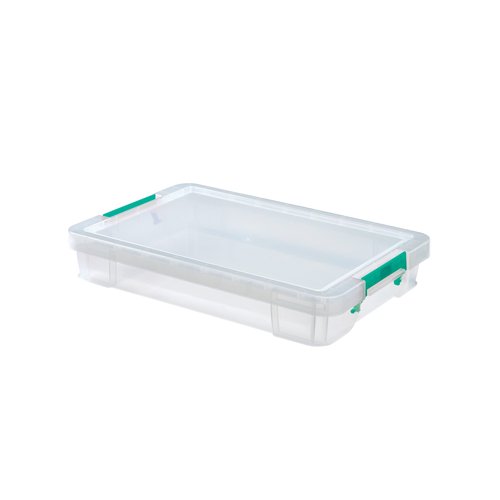 StoreStack 12 Litre Storage Box W550xD360xH90mm Clear