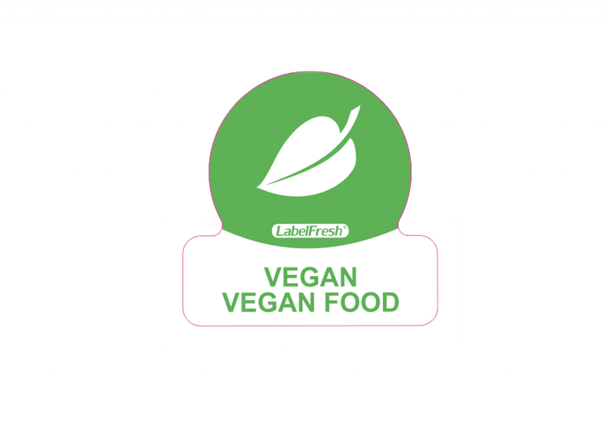 LF ALLERGEN LABELS - VEGAN - 500 A ROLL