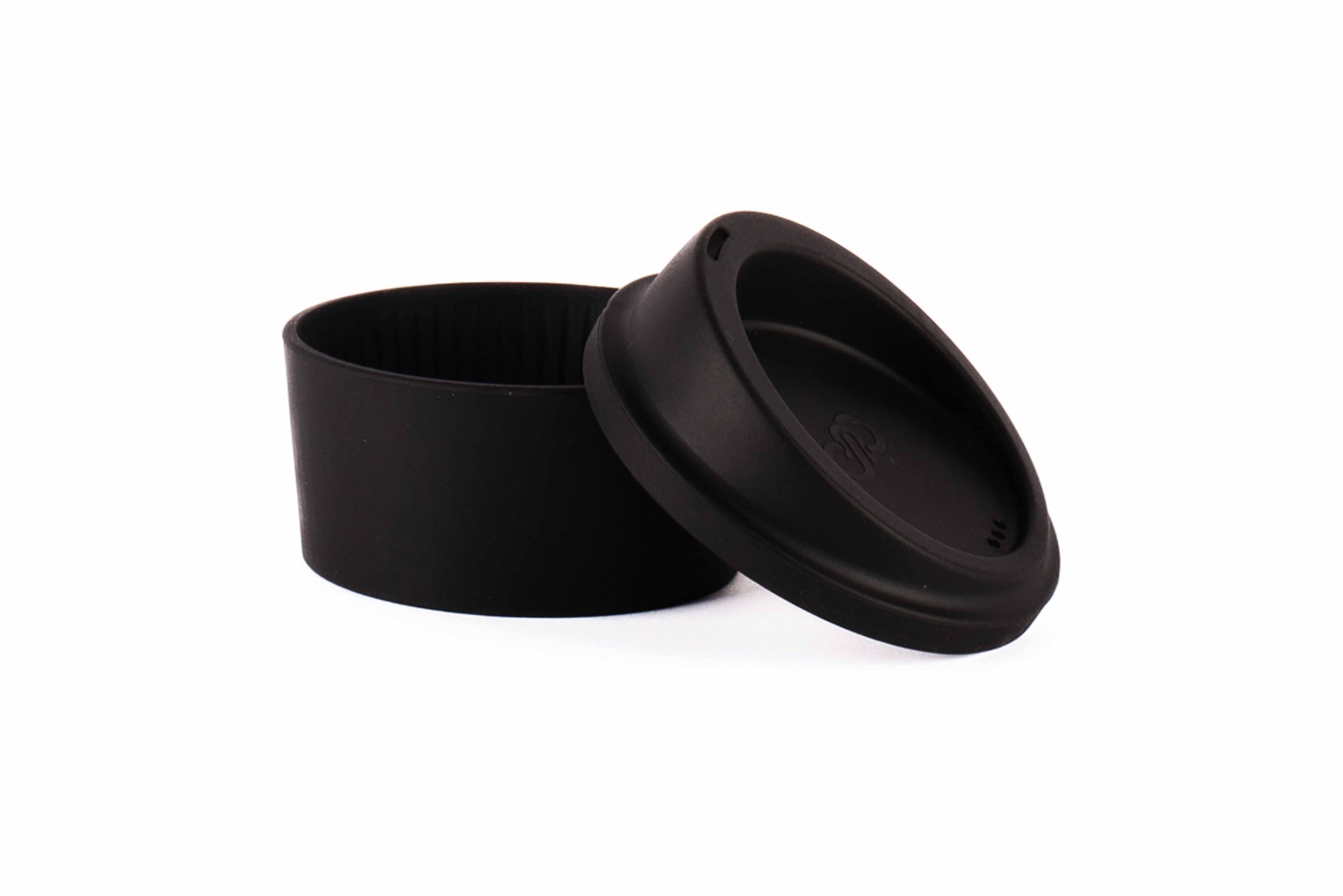 Coffee Lid & Sleeve - Black