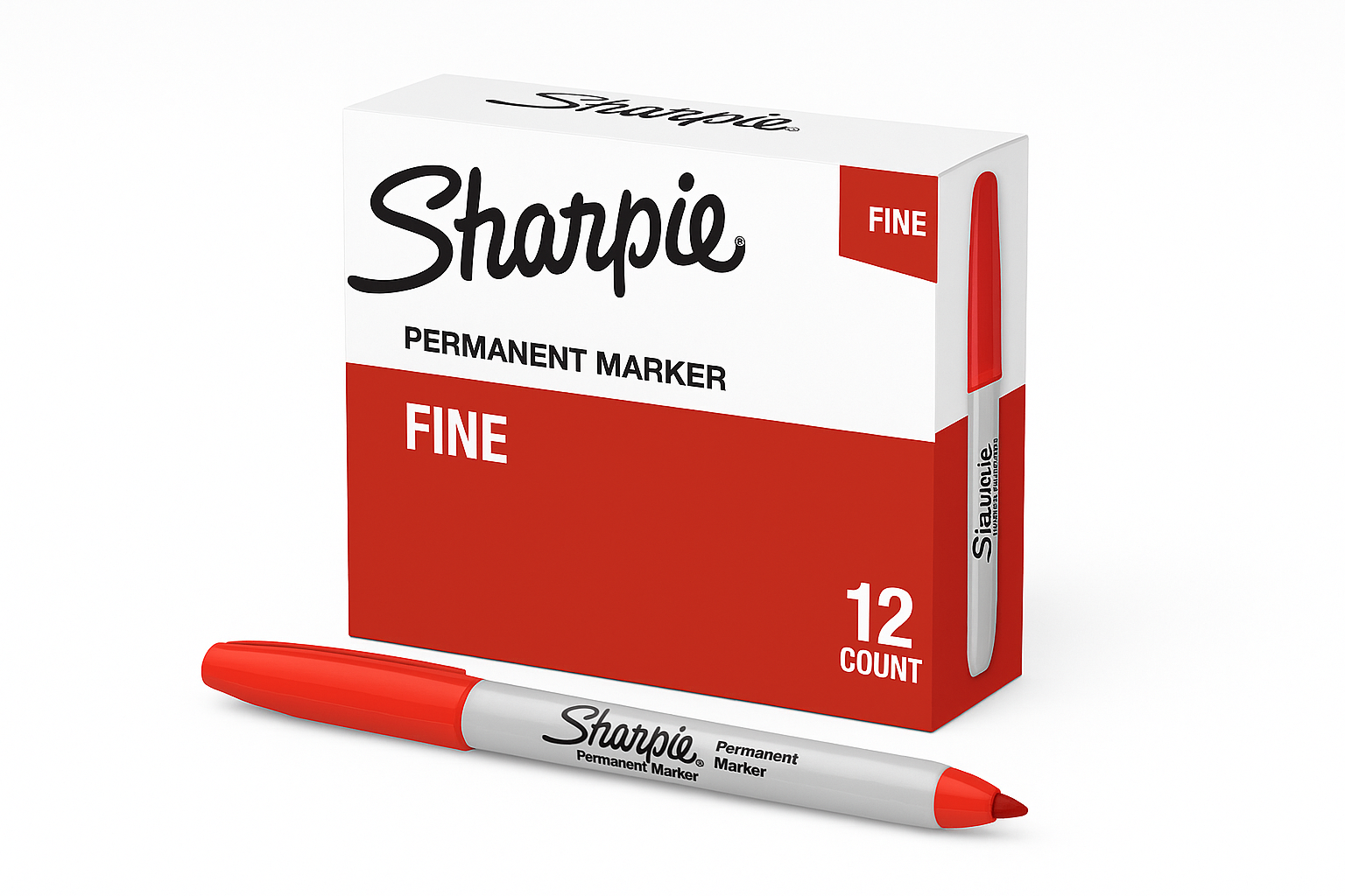 Sharpie Permanent Marker Fine Red