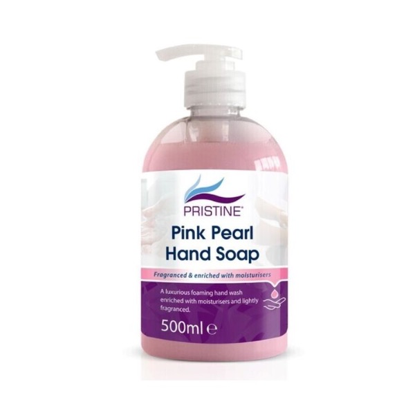 Pink Pearl Handwash Pump Bottle - 500ml