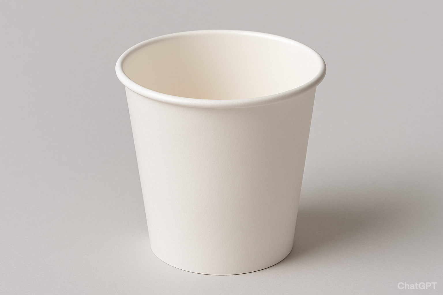 6oz Single Wall Paper Cup White