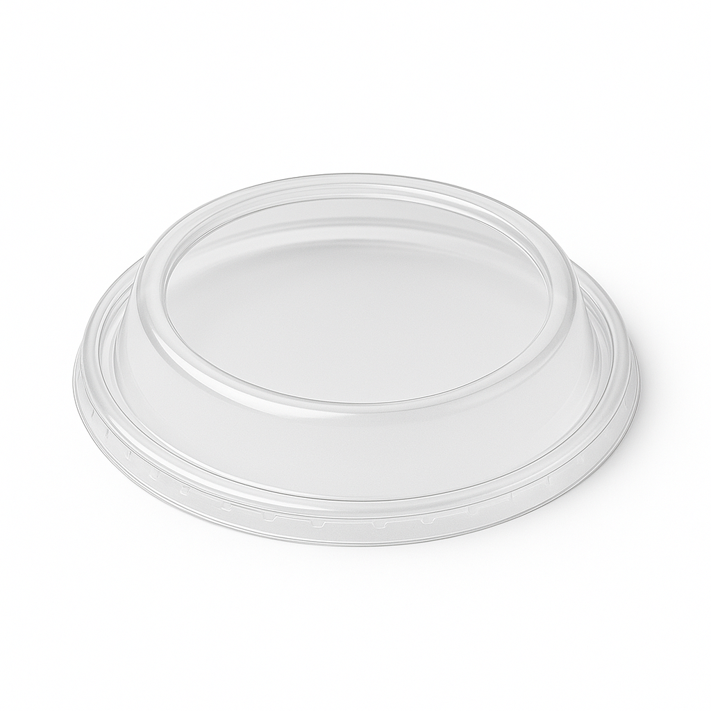 Anti Fog Lids PET For 500/750/1000ml Round Paperboard Salad Bowls