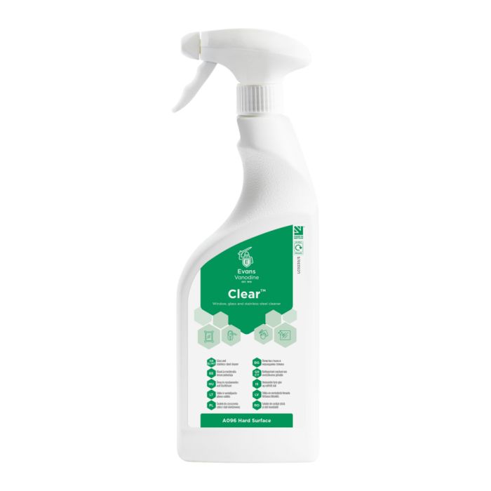 Evans Clear Window & Glass Cleaner 750ml